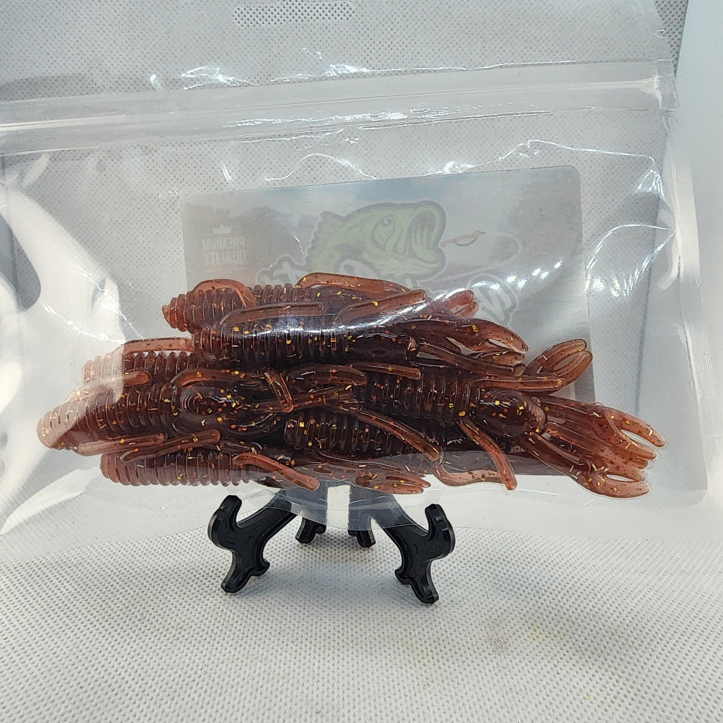 Brac's Baits RootBeer Gold Series - 5-inch Stick Baits, 3.25-inch Punch Bugs, 4-inch Knuckle Draggers for Bass Fishing in Clear Sunny Conditions