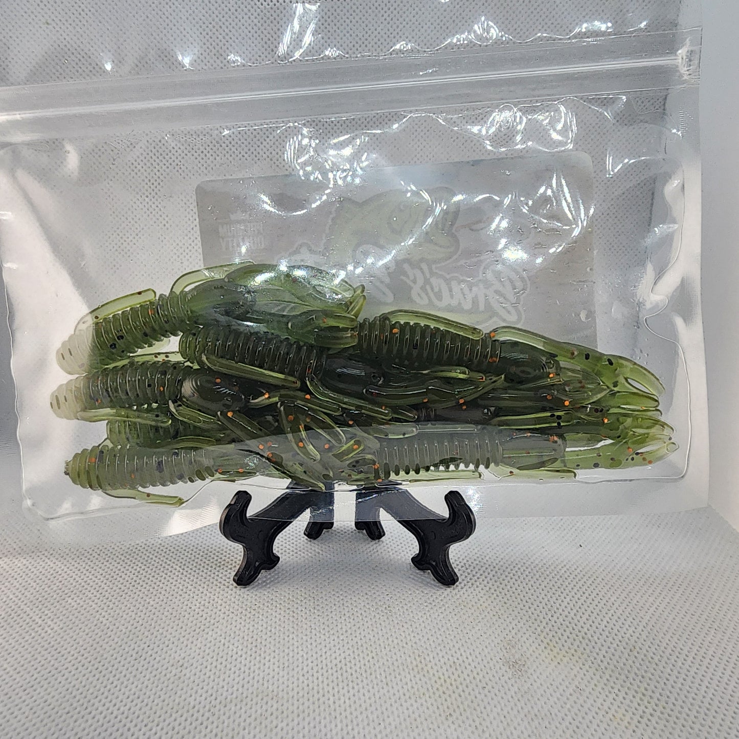 Brac's Baits Green Pumpkin Copper Series - 5-inch Stick Baits, 3.25-inch Punch Bugs, 4-inch Knuckle Draggers for Bass Fishing in Clear & Slightly Stained Water