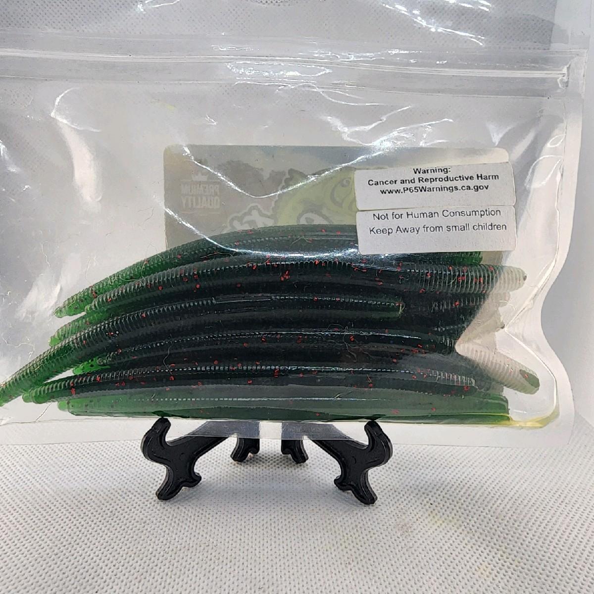 Brac's Baits Watermelon Red Series - Stick Baits, Punch Bugs, Knuckle Draggers for Bass Fishing in Clear to Slightly Stained Waters