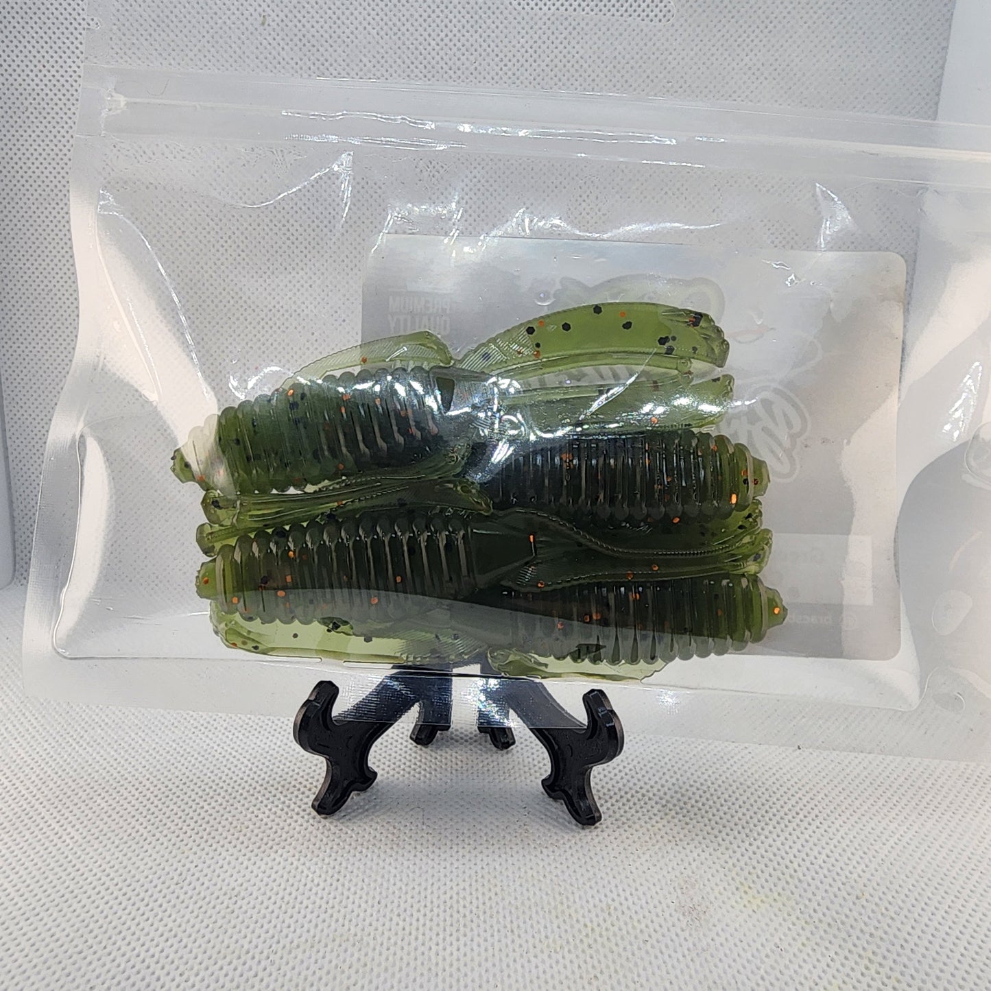 Brac's Baits Green Pumpkin Copper Series - 5-inch Stick Baits, 3.25-inch Punch Bugs, 4-inch Knuckle Draggers for Bass Fishing in Clear & Slightly Stained Water