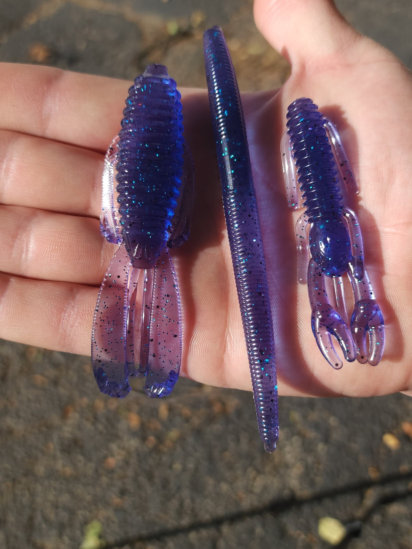Brac's Baits JuneBug Series - 5-inch Stick Baits, 3.25-inch Punch Bugs, 4-inch Knuckle Draggers for Bass Fishing in Dark or Stained Water
