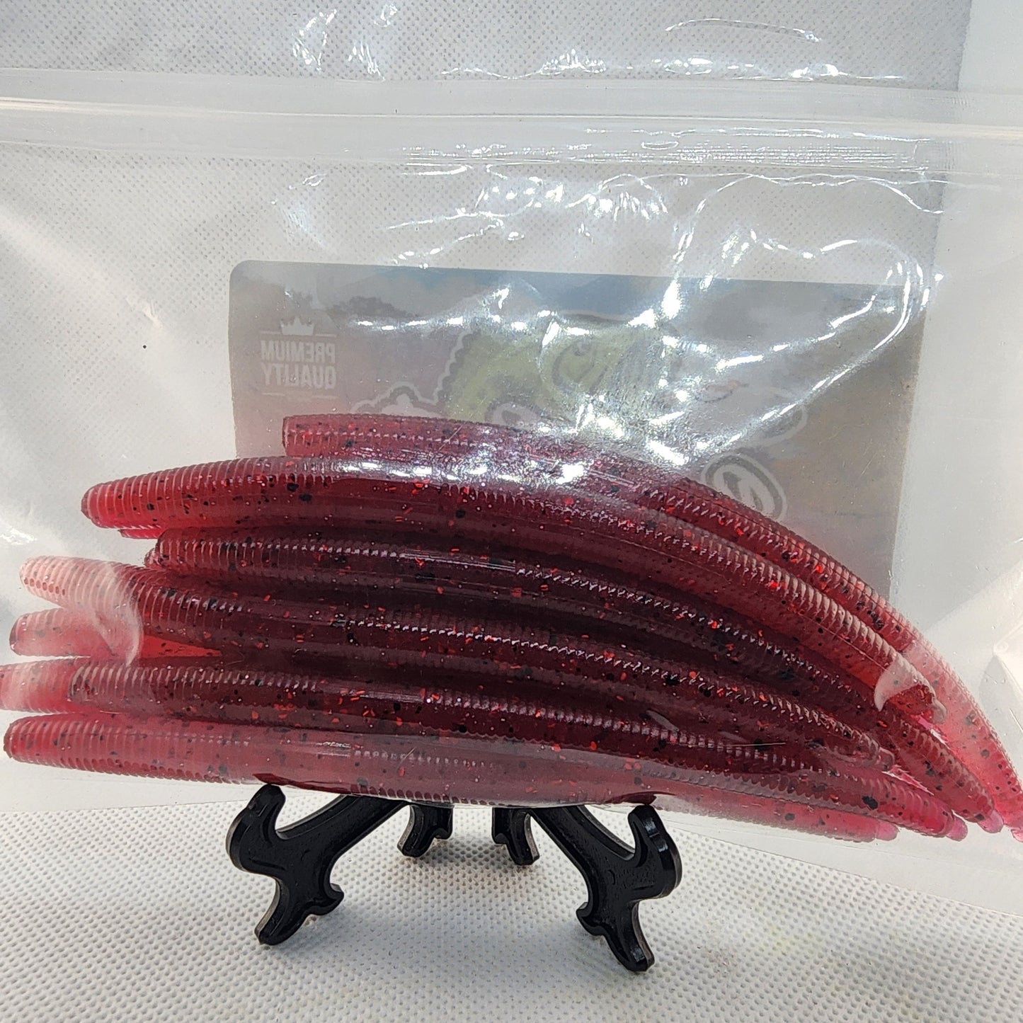 Brac's Baits Red Shad Series - 5-inch Stick Baits, 3.25-inch Punch Bugs, 4-inch Knuckle Draggers for Bass Fishing in Clear & Lightly Stained Water