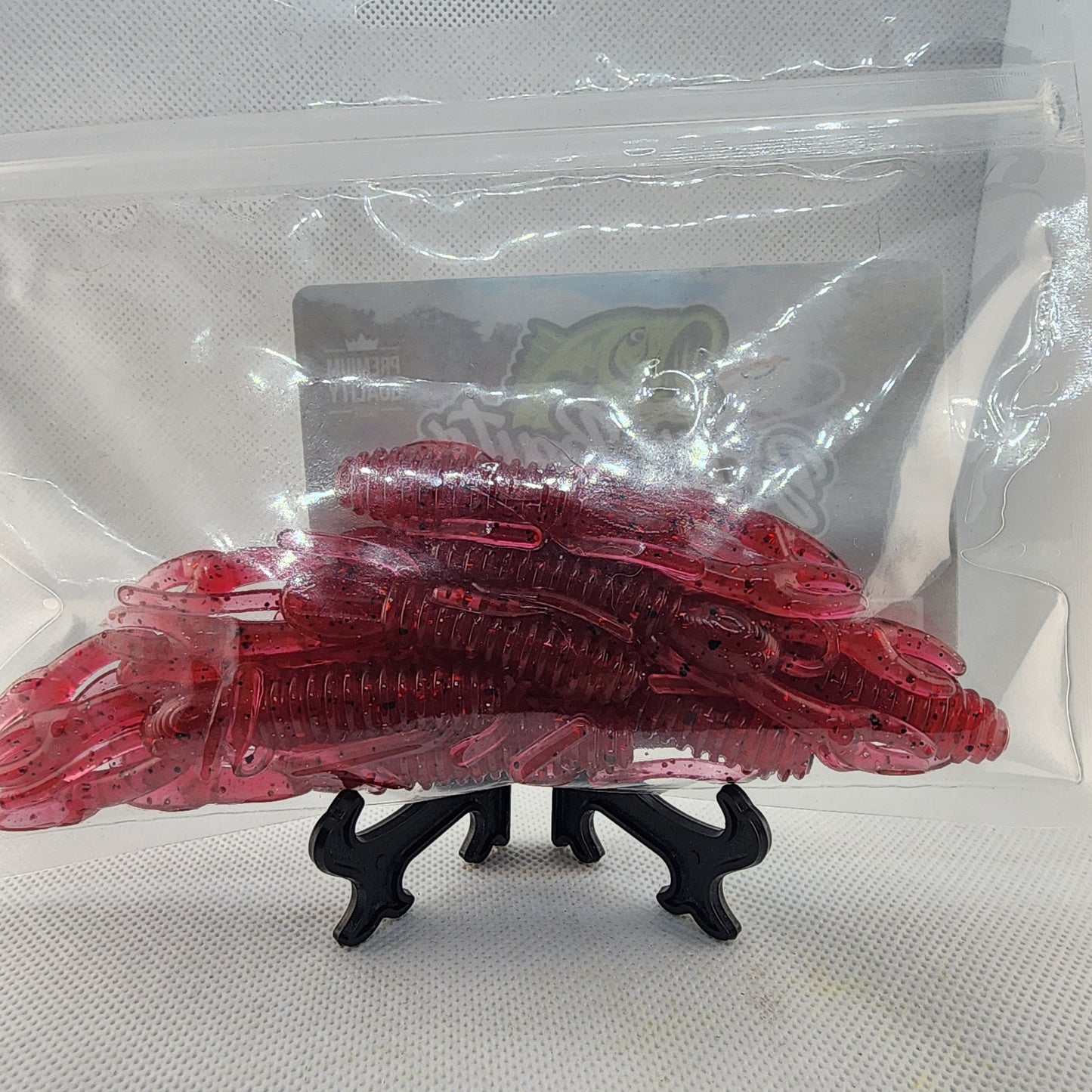 Brac's Baits Red Shad Series - 5-inch Stick Baits, 3.25-inch Punch Bugs, 4-inch Knuckle Draggers for Bass Fishing in Clear & Lightly Stained Water