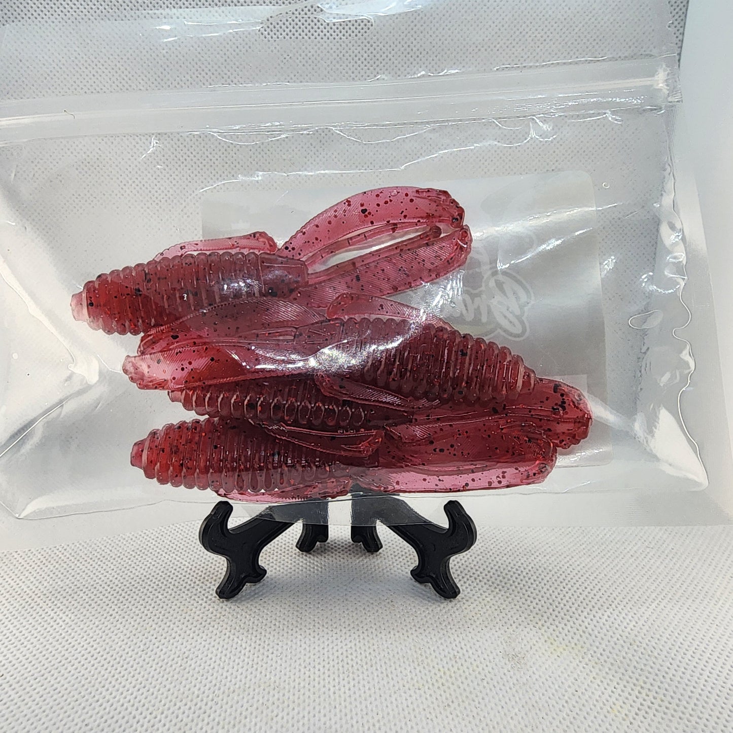 Brac's Baits Red Shad Series - 5-inch Stick Baits, 3.25-inch Punch Bugs, 4-inch Knuckle Draggers for Bass Fishing in Clear & Lightly Stained Water